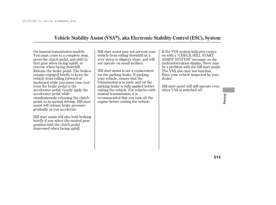 Acura 2014 TL - Owner's Manual User Manual | Page 519 / 653