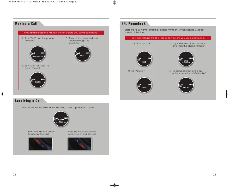 Acura 2014 TSX - Advanced Technology Guide User Manual | Page 13 / 18