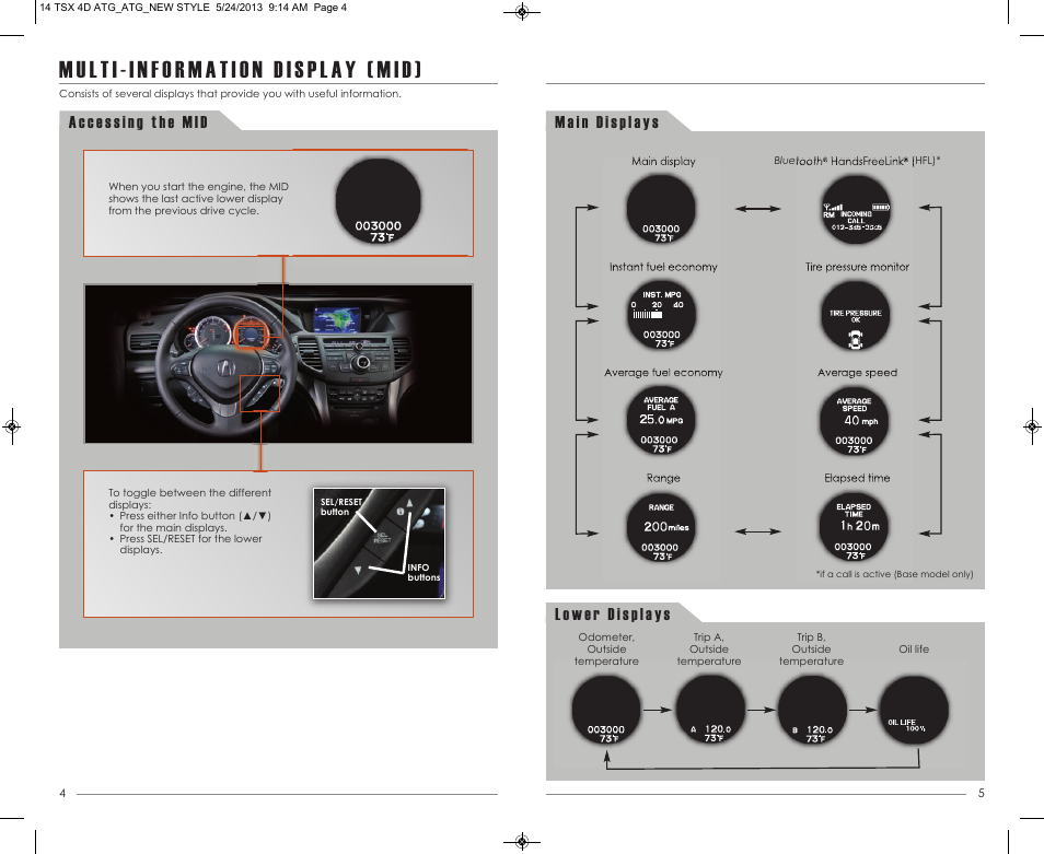 P. 4 | Acura 2014 TSX - Advanced Technology Guide User Manual | Page 4 / 18
