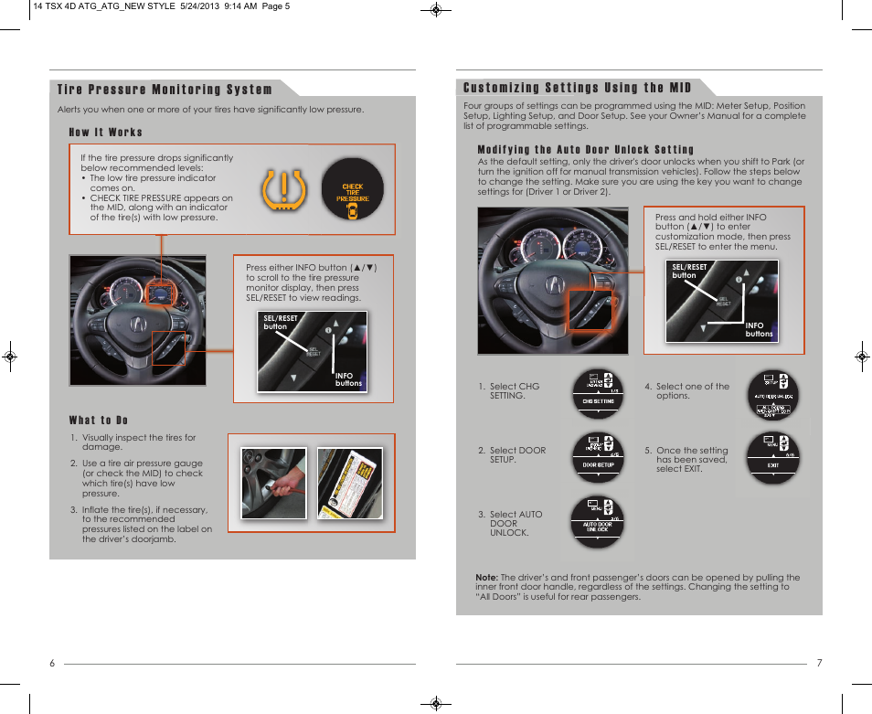 Acura 2014 TSX - Advanced Technology Guide User Manual | Page 5 / 18