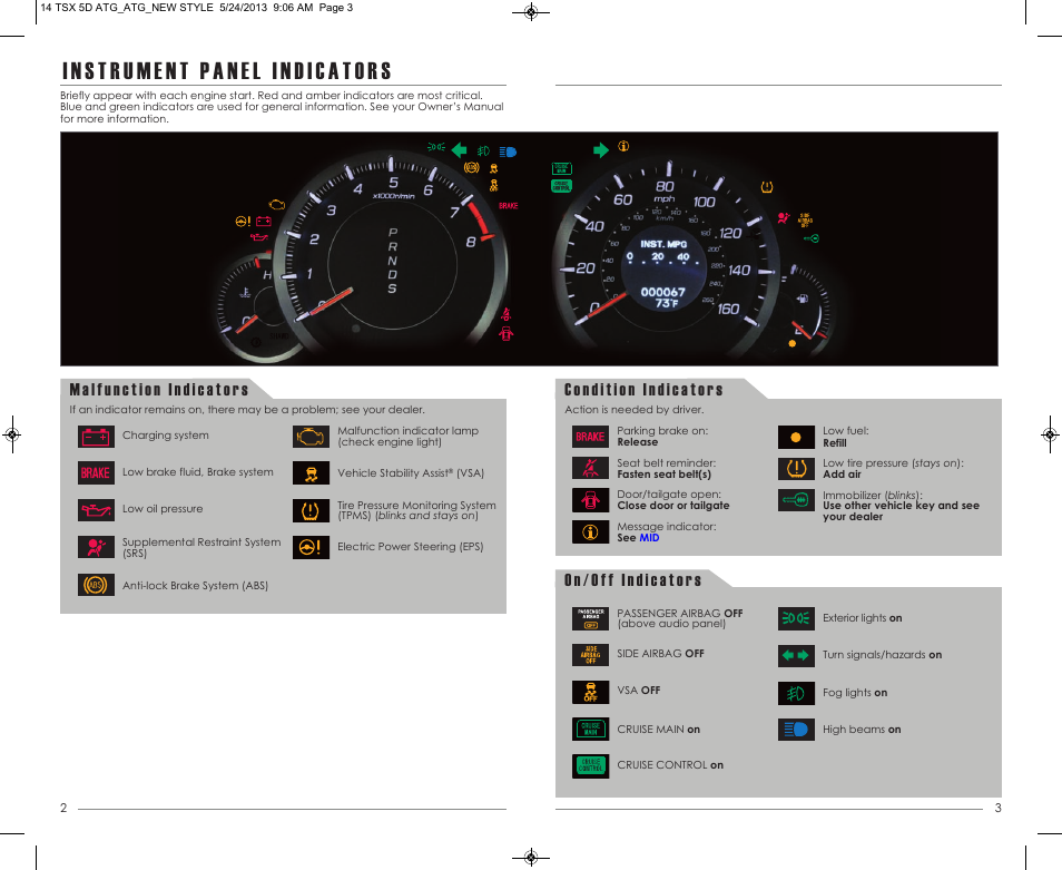 Acura 2014 TSX Sport Wagon - Advanced Technology Guide User Manual | Page 3 / 19