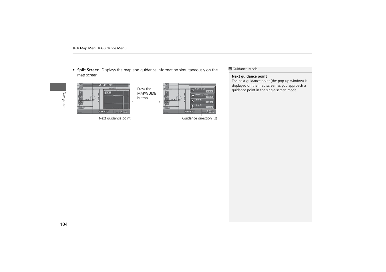 Acura 2014 TSX - Navigation Manual User Manual | Page 106 / 253