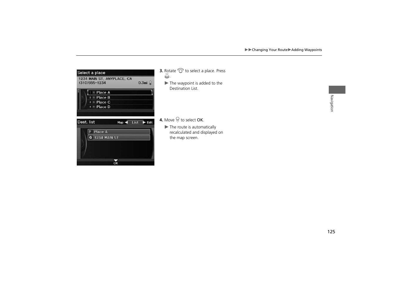 Acura 2014 TSX - Navigation Manual User Manual | Page 127 / 253