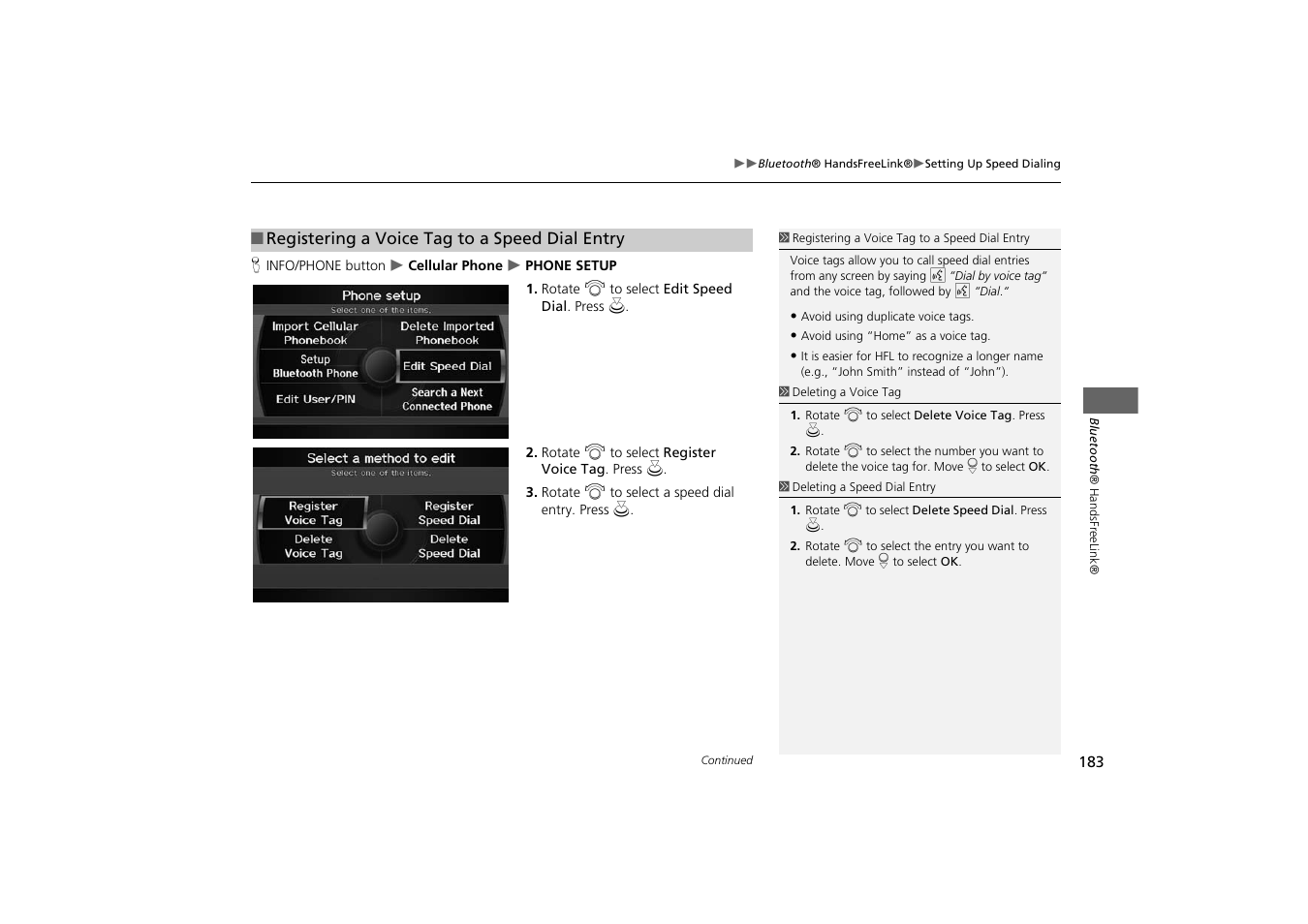 Acura 2014 TSX - Navigation Manual User Manual | Page 185 / 253