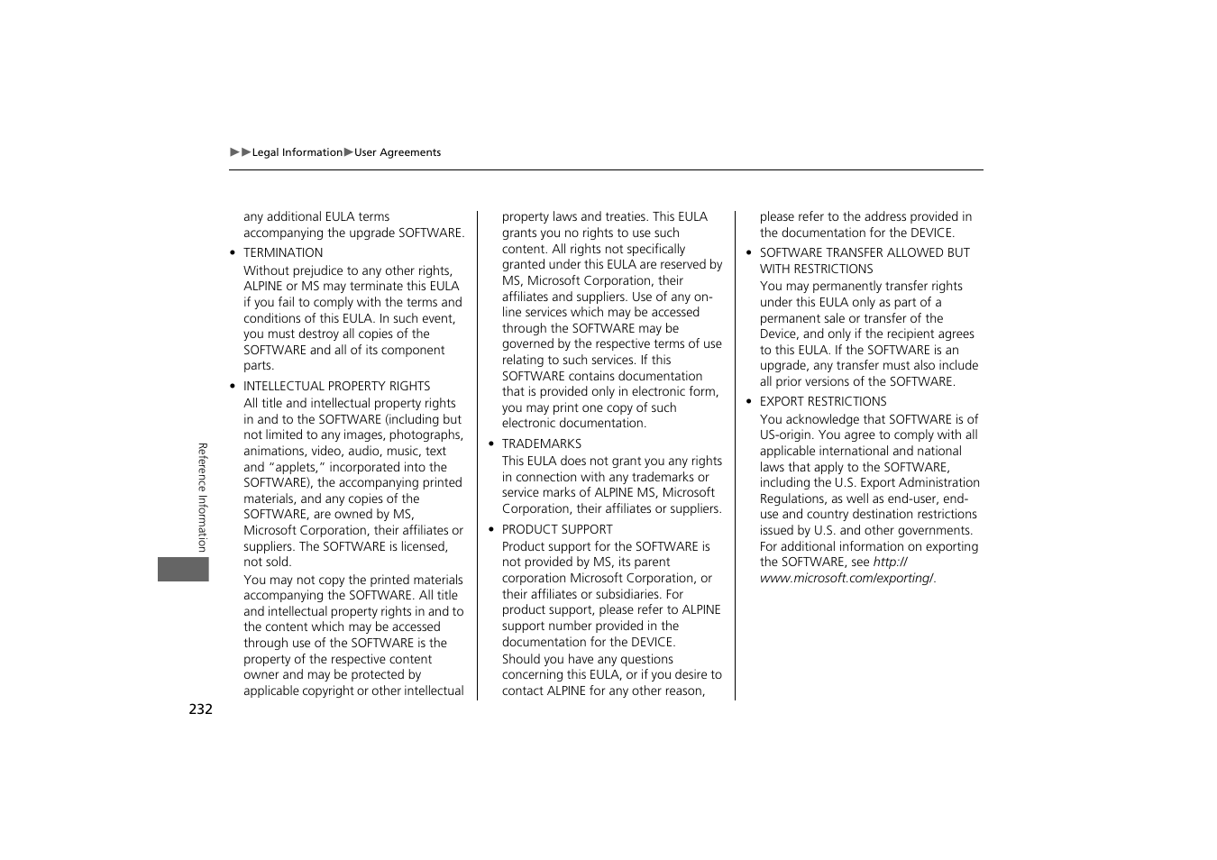 Acura 2014 TSX - Navigation Manual User Manual | Page 234 / 253