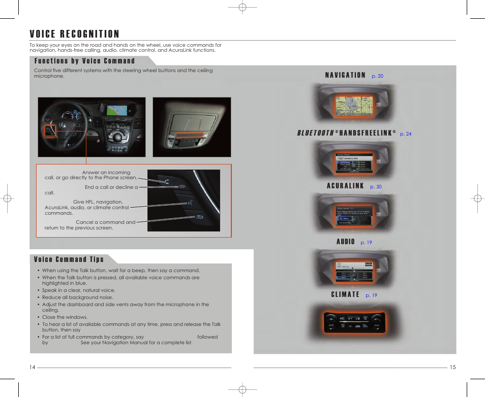 P. 14, Audio | Acura 2013 RDX - Advanced Technology Guide (Tech) User Manual | Page 9 / 21