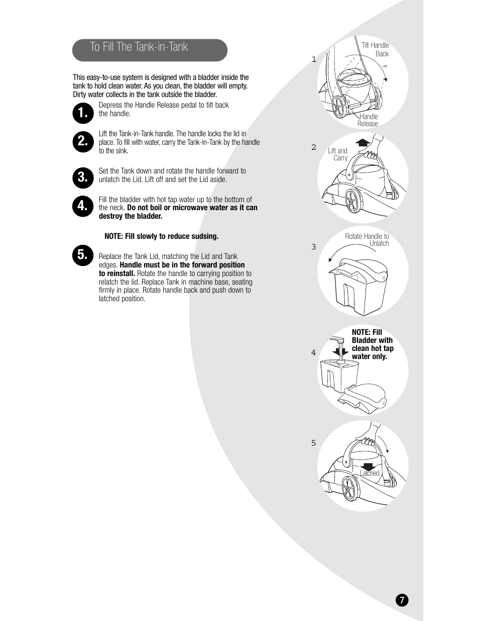 Bissell 1620 User Manual | Page 7 / 20