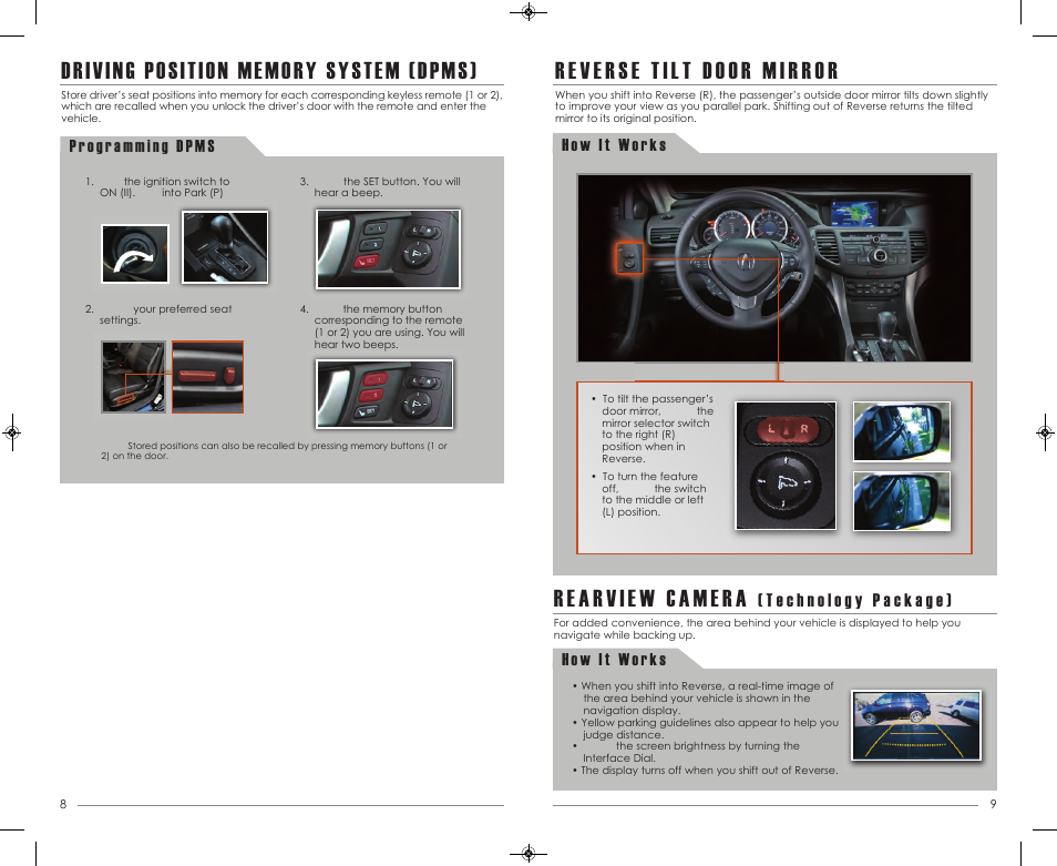 Acura 2013 TSX Sport Wagon - Advanced Technology Guide User Manual | Page 6 / 20