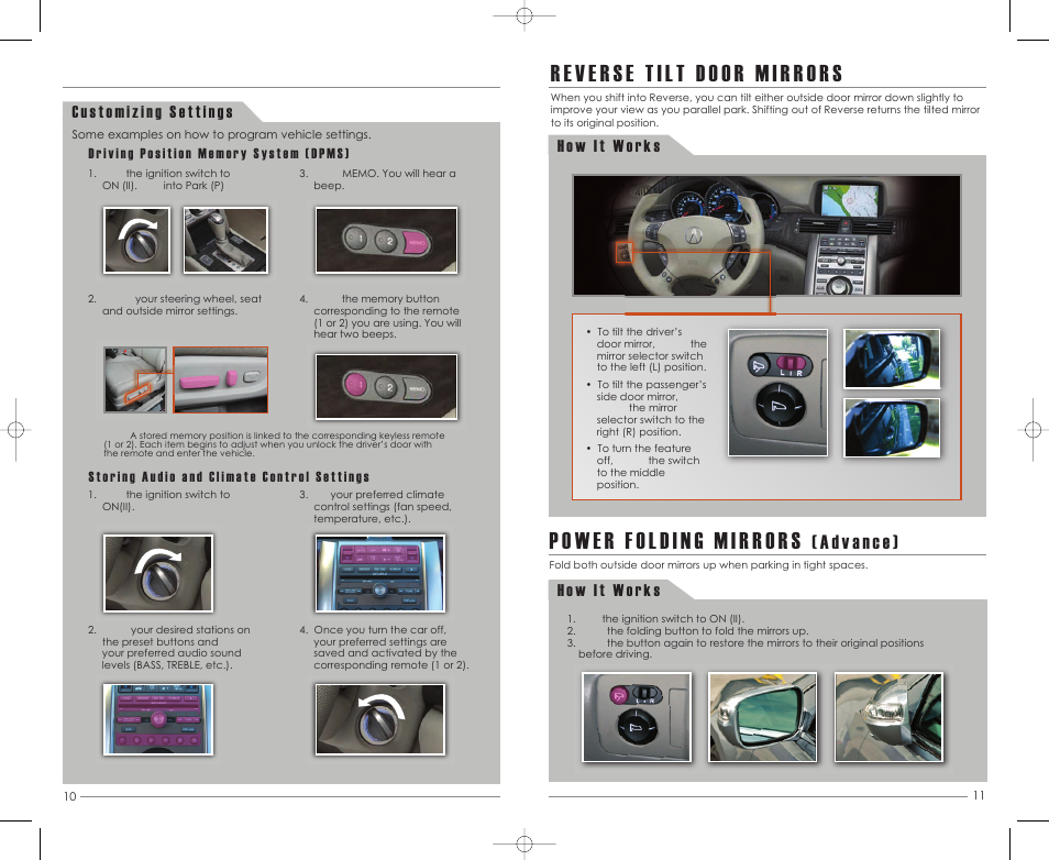 Acura 2012 RL - Advanced Technology Guide User Manual | Page 7 / 19