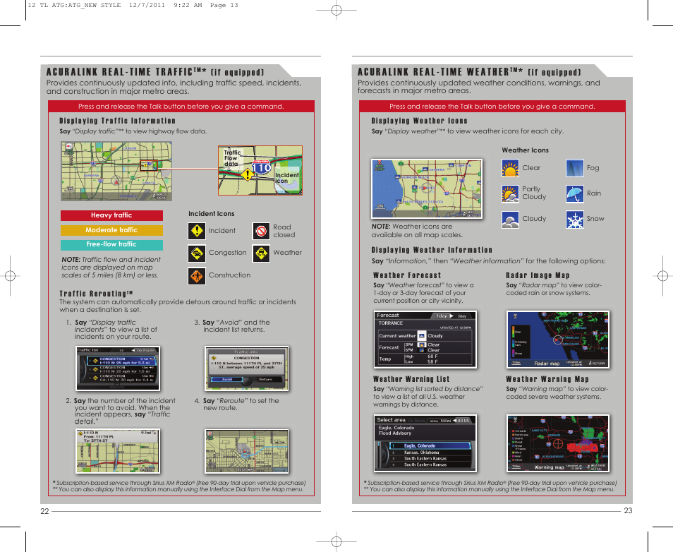 Acura 2012 TL - Advanced Technology Guide User Manual | Page 13 / 20