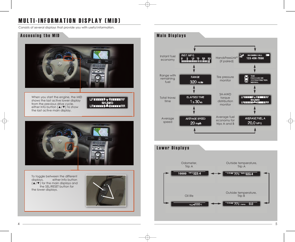 Acura 2011 RL - Advanced Technology Guide User Manual | Page 4 / 19