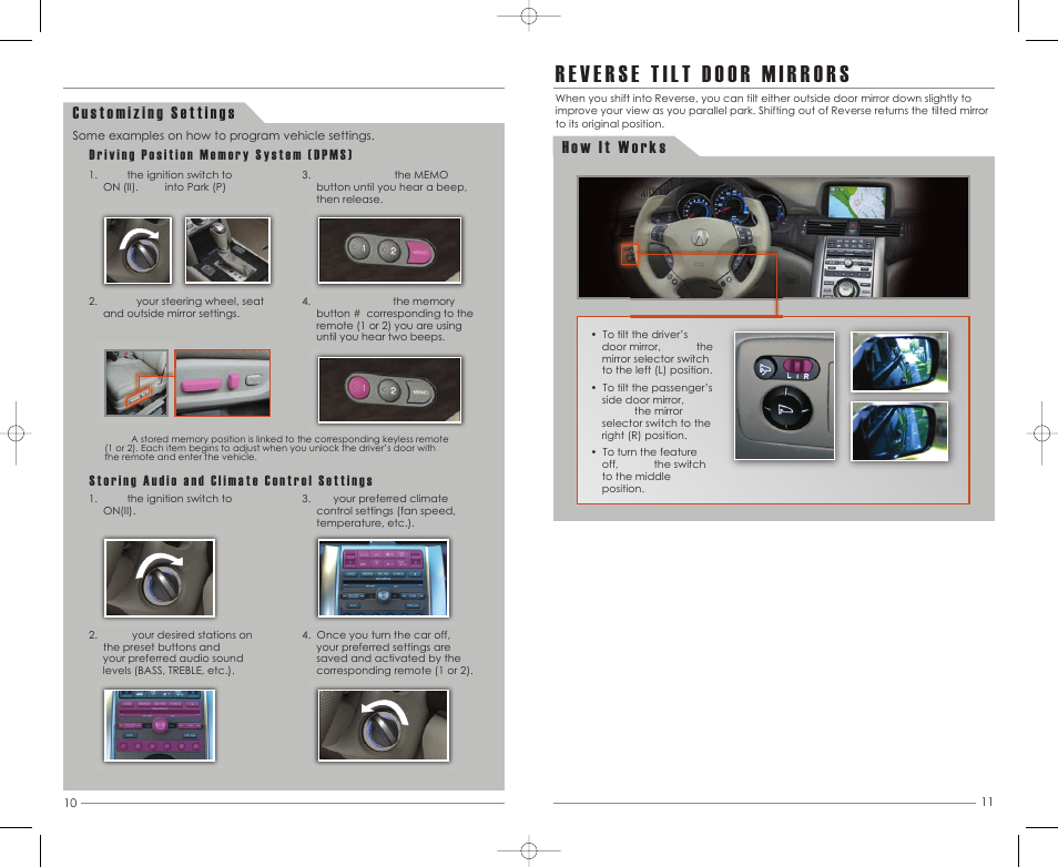 Acura 2011 RL - Advanced Technology Guide User Manual | Page 7 / 19