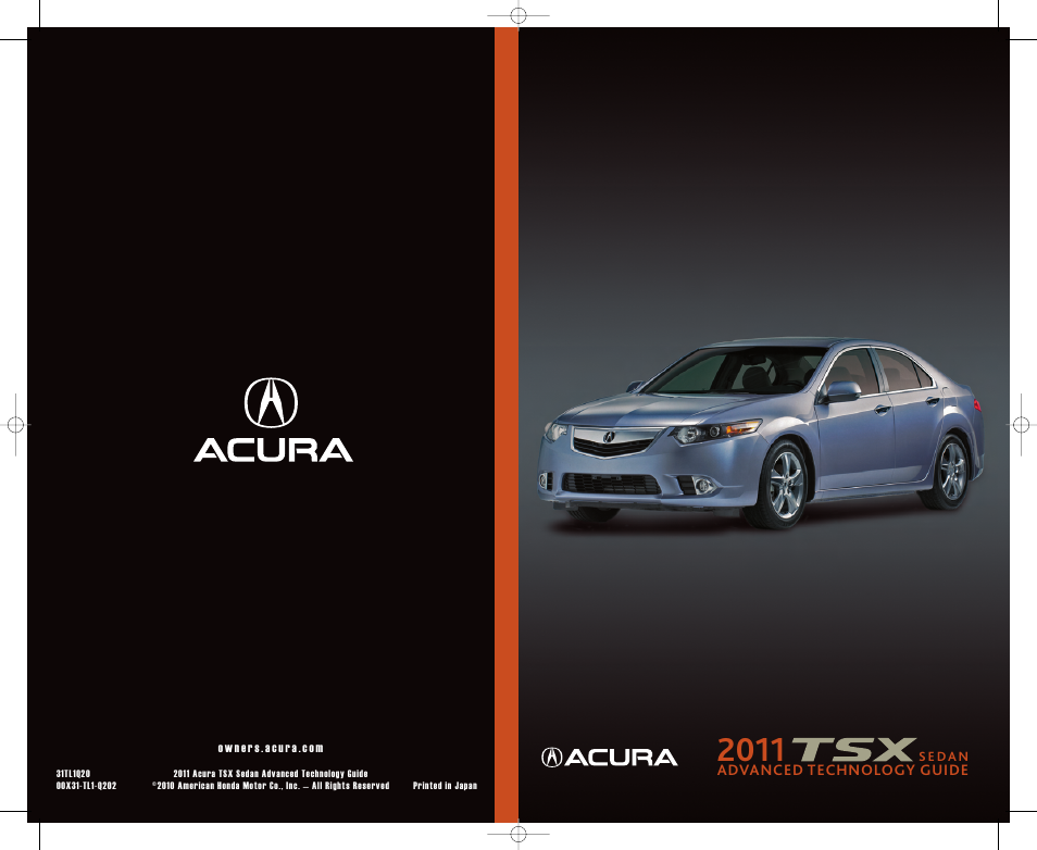 Acura 2011 TSX - Advanced Technology Guide User Manual | 19 pages