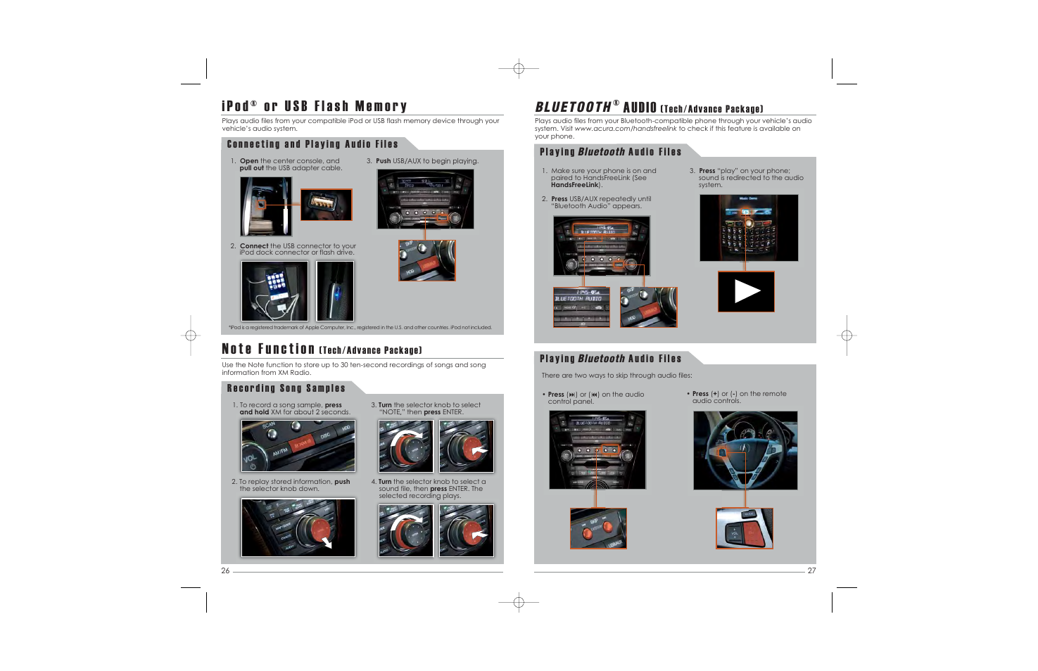 Bluetooth | Acura 2010 MDX - Advanced Technology Guide User Manual | Page 16 / 22
