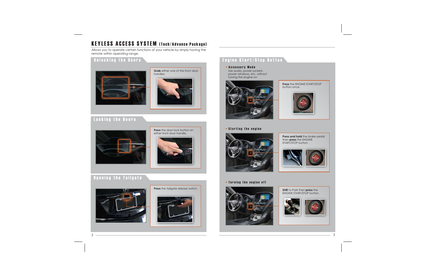 Acura 2010 ZDX - Advanced Technology Guide User Manual | Page 3 / 21