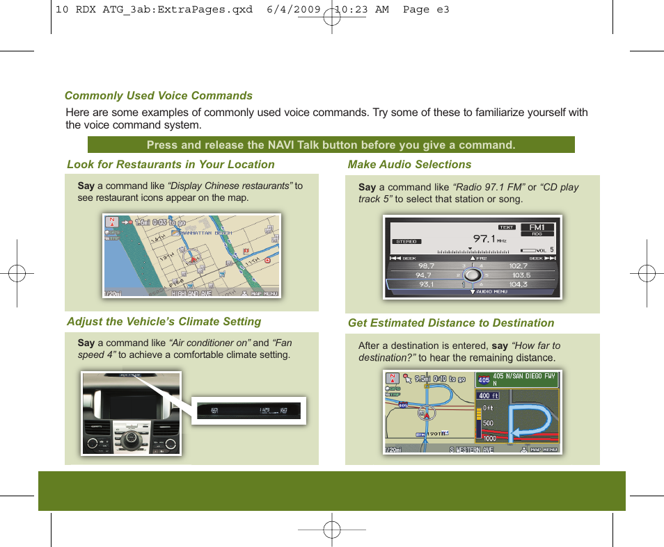2010 rdx | Acura 2010 RDX - Advanced Technology Guide User Manual | Page 11 / 22