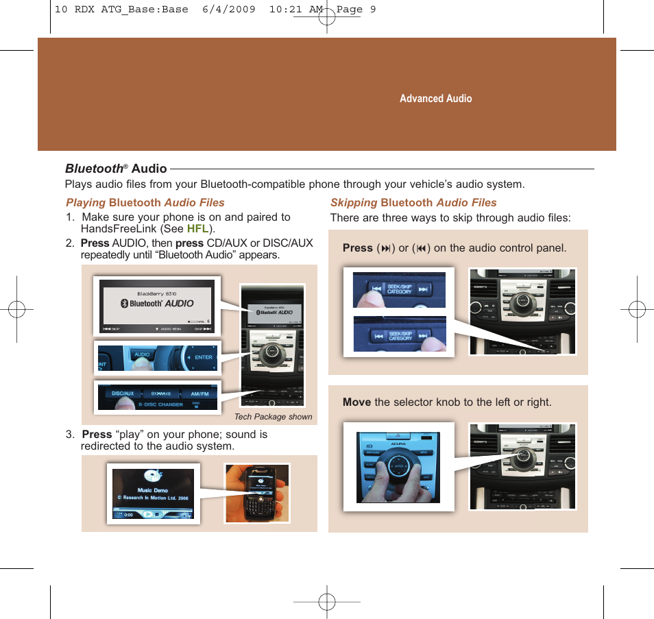 2010 rdx | Acura 2010 RDX - Advanced Technology Guide User Manual | Page 18 / 22