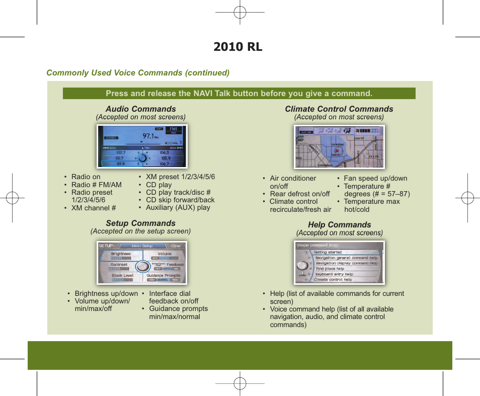 2010 rl | Acura 2010 RL - Advanced Technology Guide User Manual | Page 11 / 26