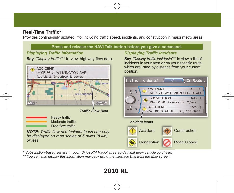 2010 rl | Acura 2010 RL - Advanced Technology Guide User Manual | Page 12 / 26
