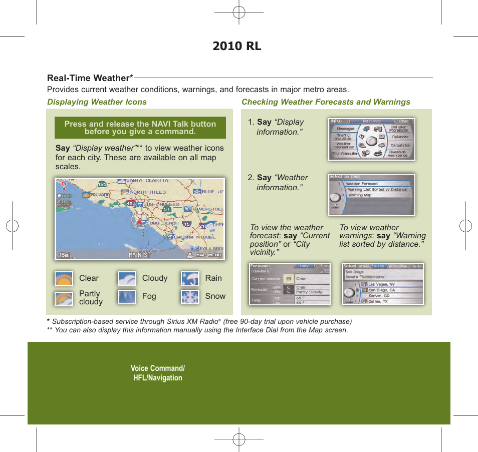 2010 rl | Acura 2010 RL - Advanced Technology Guide User Manual | Page 13 / 26