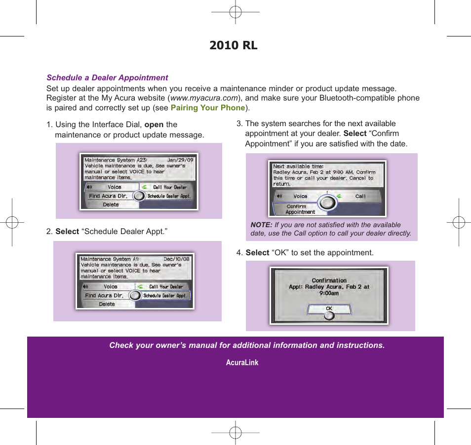 2010 rl | Acura 2010 RL - Advanced Technology Guide User Manual | Page 15 / 26
