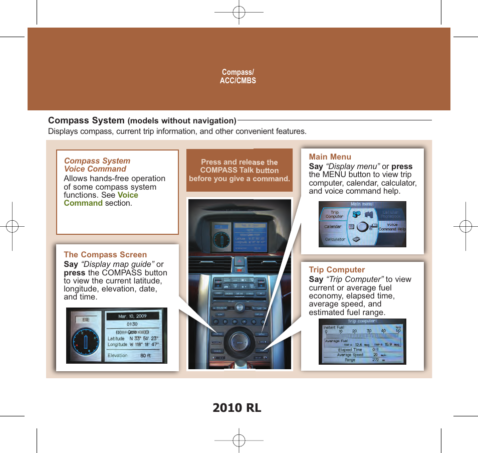 2010 rl | Acura 2010 RL - Advanced Technology Guide User Manual | Page 16 / 26