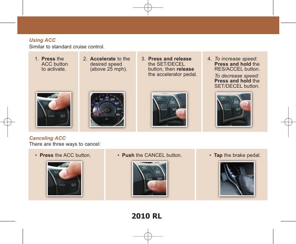 2010 rl | Acura 2010 RL - Advanced Technology Guide User Manual | Page 18 / 26