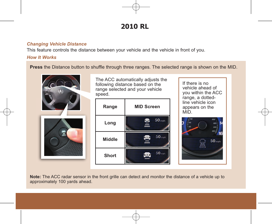2010 rl | Acura 2010 RL - Advanced Technology Guide User Manual | Page 19 / 26