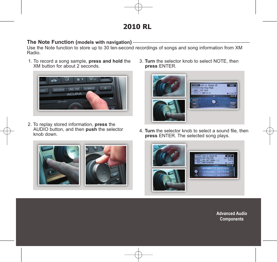 2010 rl | Acura 2010 RL - Advanced Technology Guide User Manual | Page 25 / 26