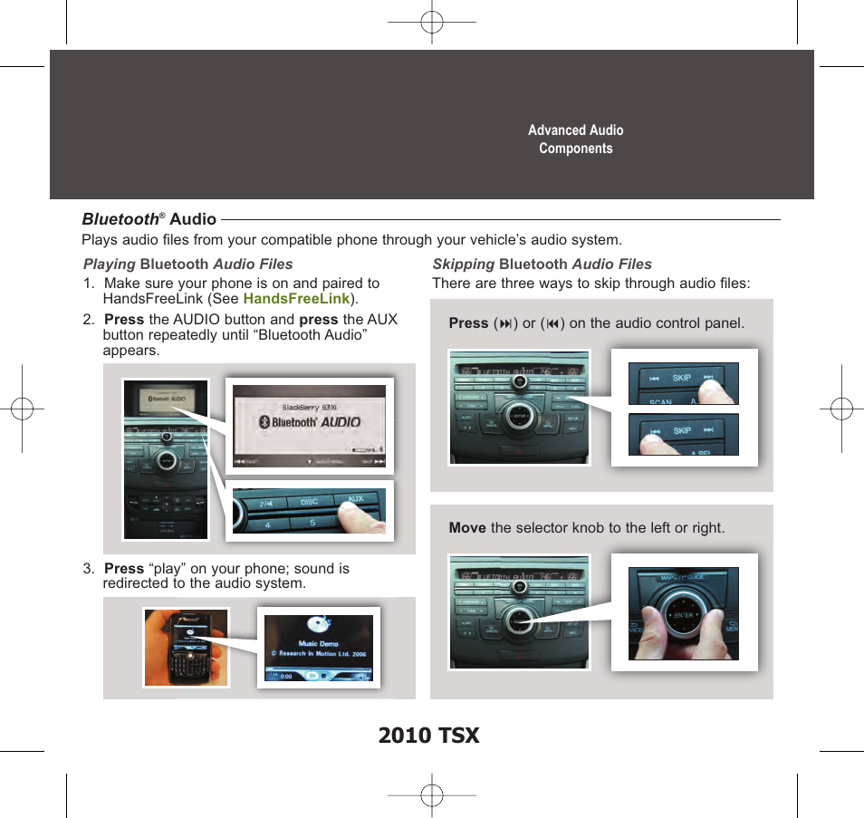 2010 tsx | Acura 2010 TSX - Advanced Technology Guide User Manual | Page 18 / 22