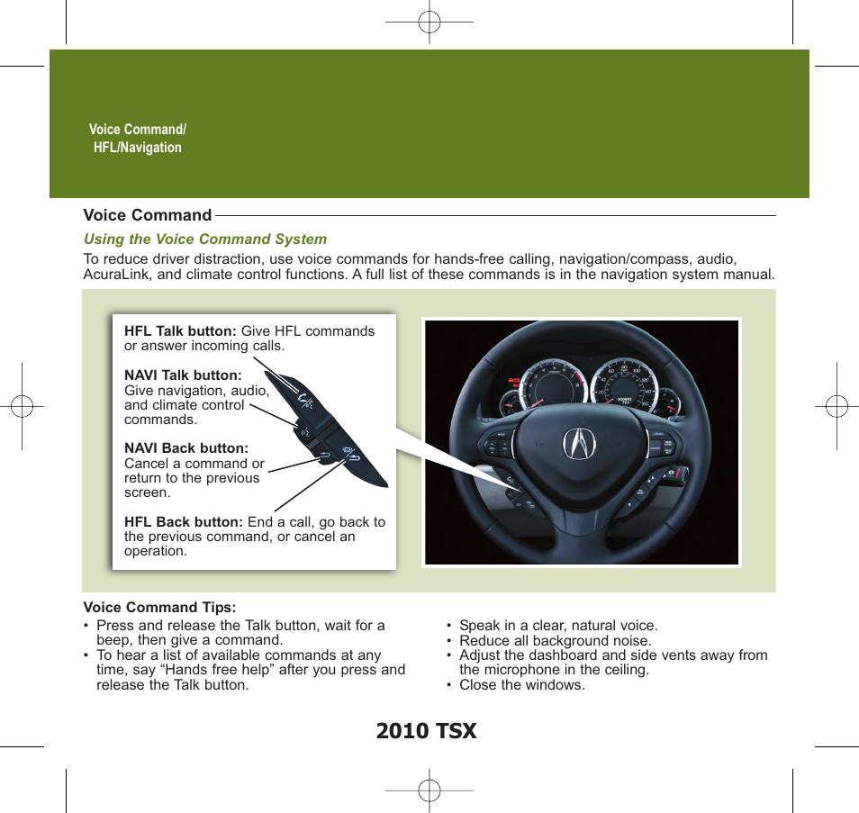 2010 tsx | Acura 2010 TSX - Advanced Technology Guide User Manual | Page 4 / 22