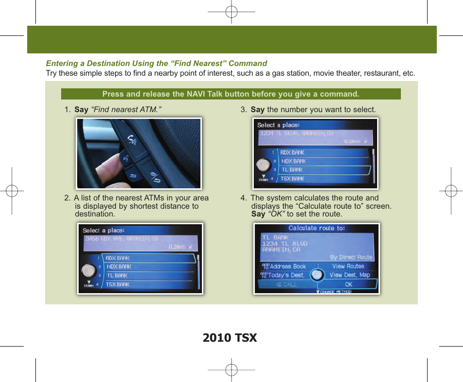 2010 tsx | Acura 2010 TSX - Advanced Technology Guide User Manual | Page 8 / 22