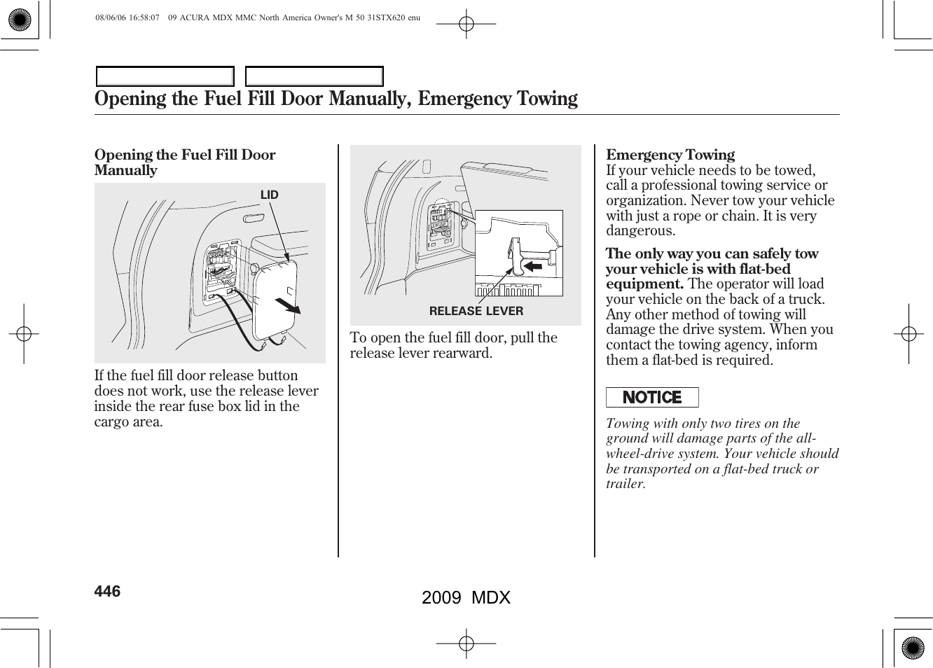 2009 mdx | Acura 2009 MDX - Owner's Manual User Manual | Page 450 / 489