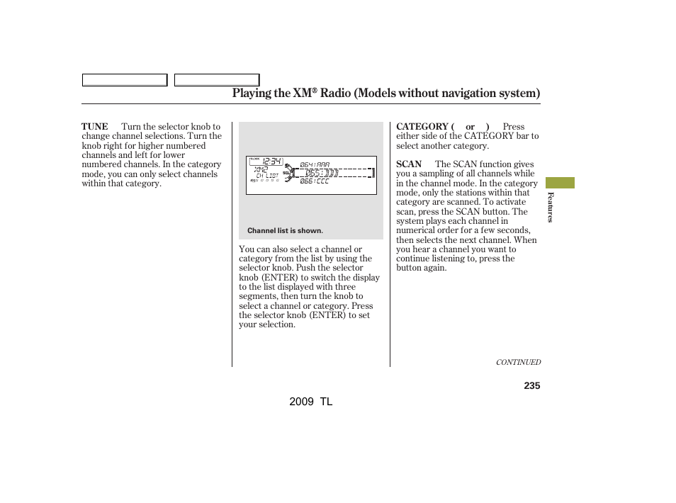 Acura 2009 TL - Owner's Manual User Manual | Page 238 / 648