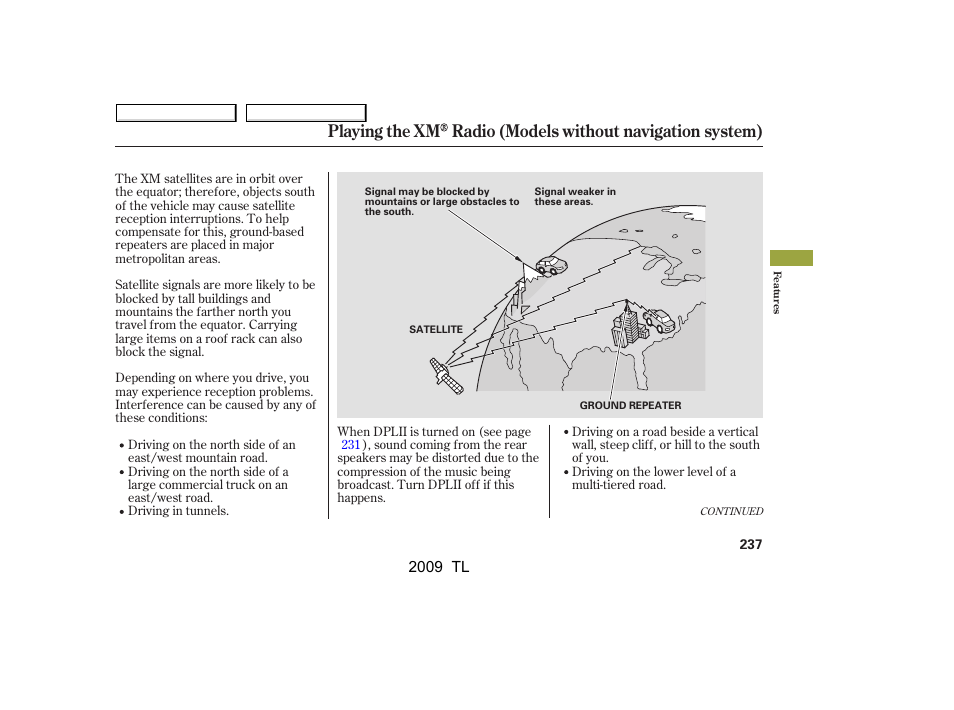 2009 tl | Acura 2009 TL - Owner's Manual User Manual | Page 240 / 648