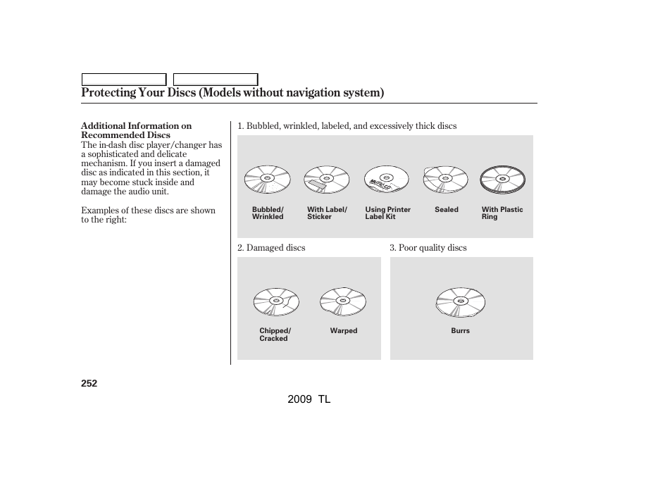 2009 tl | Acura 2009 TL - Owner's Manual User Manual | Page 255 / 648