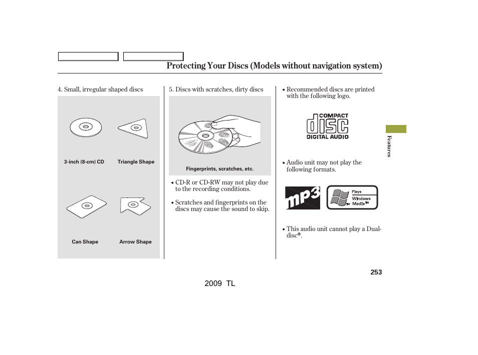 2009 tl | Acura 2009 TL - Owner's Manual User Manual | Page 256 / 648