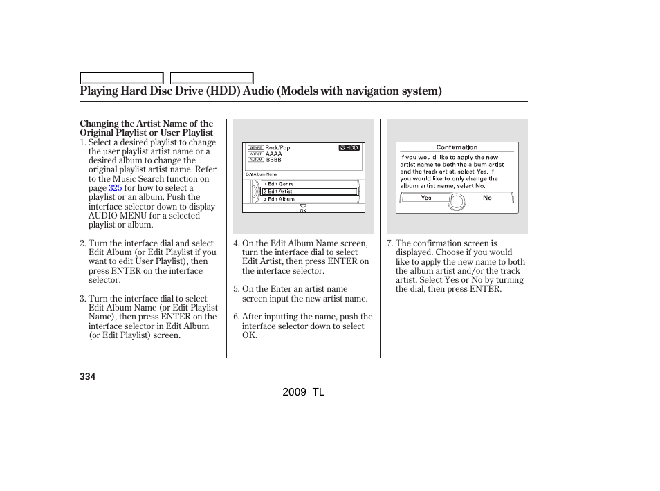 Acura 2009 TL - Owner's Manual User Manual | Page 337 / 648