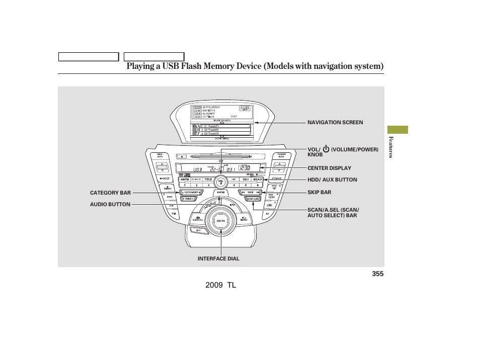 2009 tl | Acura 2009 TL - Owner's Manual User Manual | Page 358 / 648