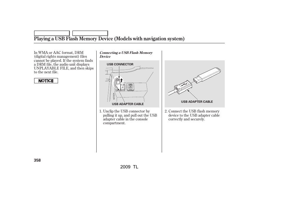 Acura 2009 TL - Owner's Manual User Manual | Page 361 / 648