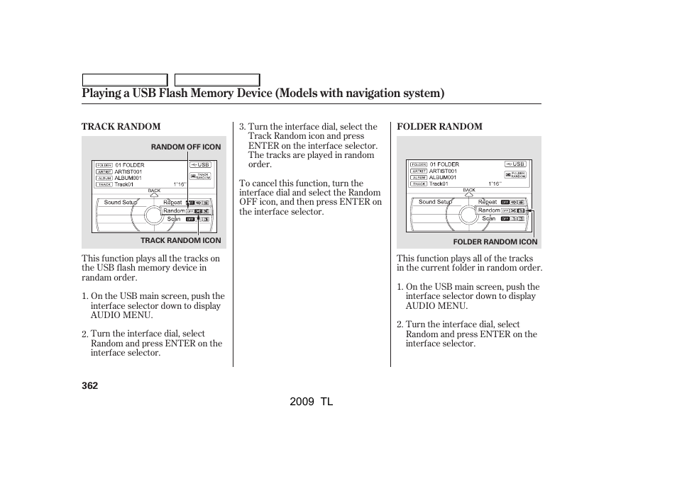 Acura 2009 TL - Owner's Manual User Manual | Page 365 / 648