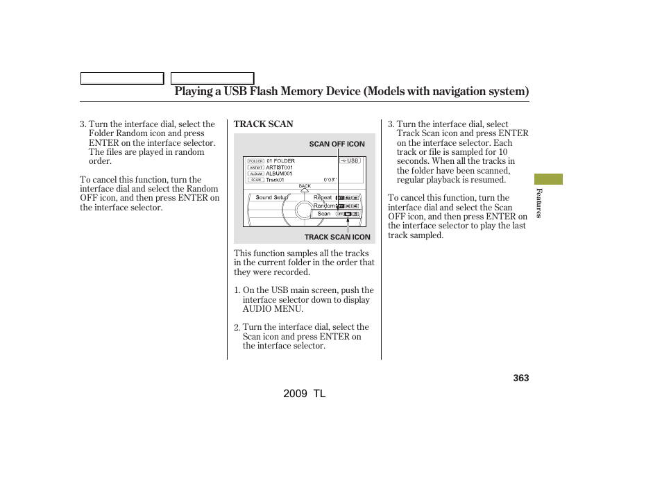 Acura 2009 TL - Owner's Manual User Manual | Page 366 / 648
