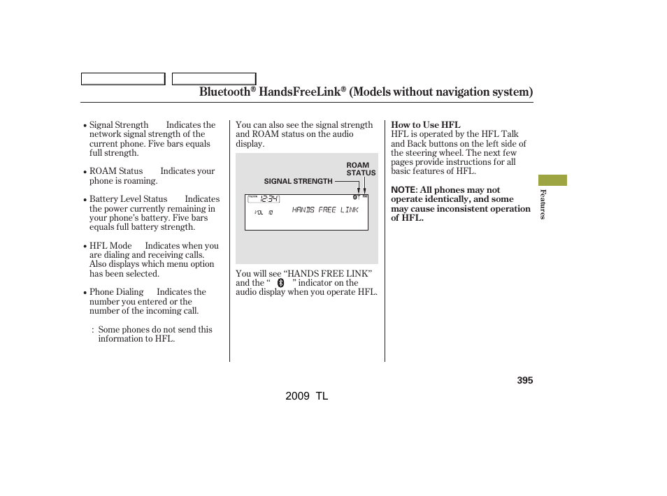 Acura 2009 TL - Owner's Manual User Manual | Page 398 / 648