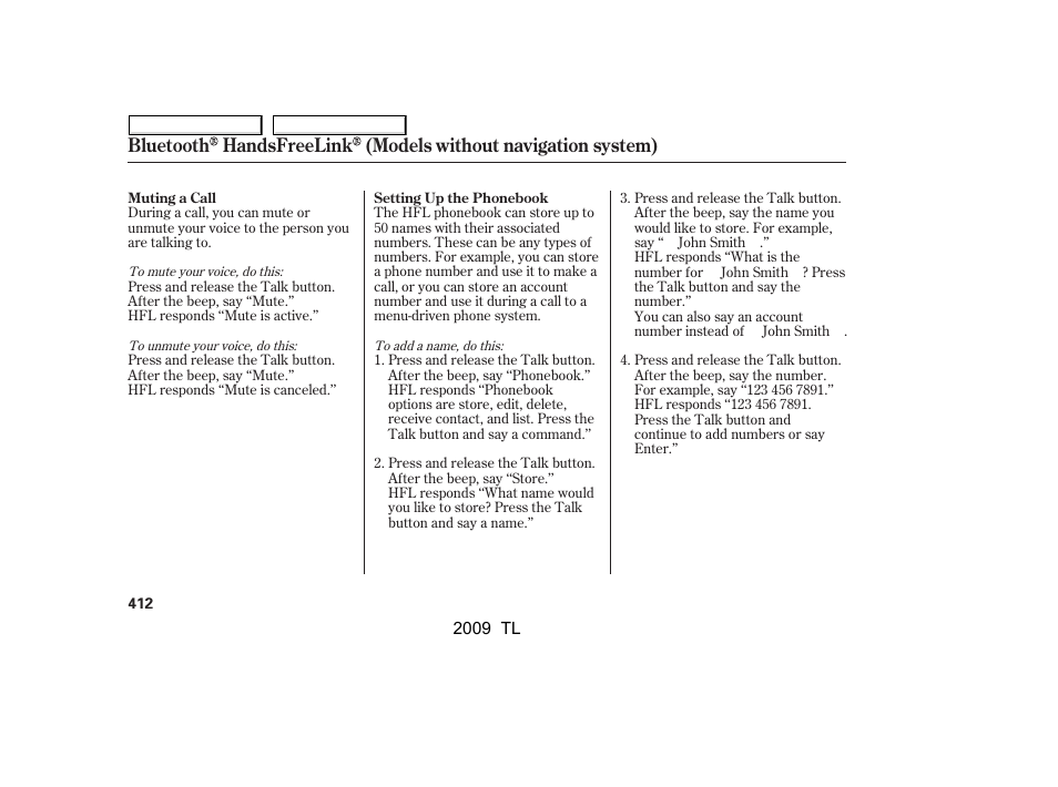 Acura 2009 TL - Owner's Manual User Manual | Page 415 / 648
