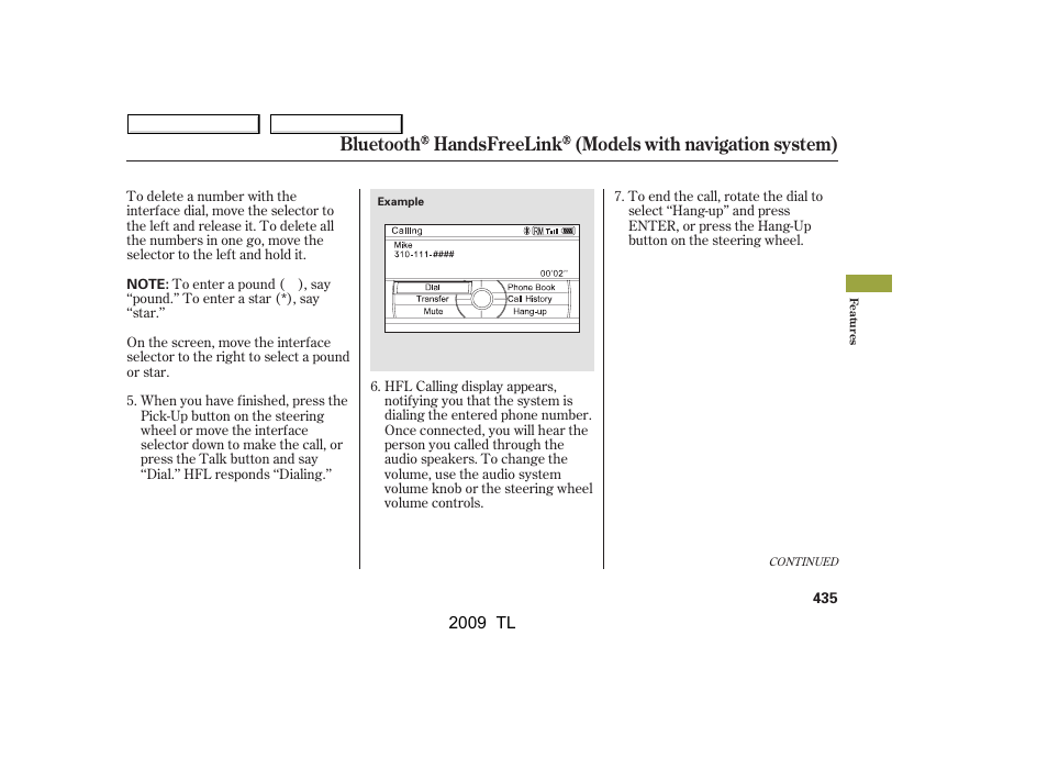 Acura 2009 TL - Owner's Manual User Manual | Page 438 / 648