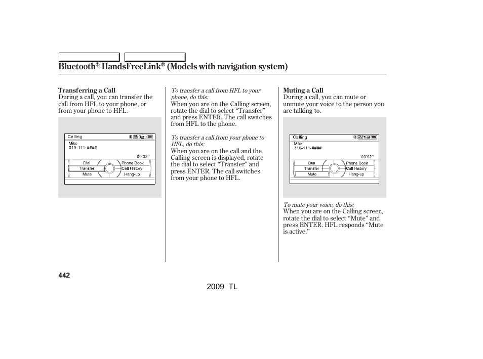Acura 2009 TL - Owner's Manual User Manual | Page 445 / 648