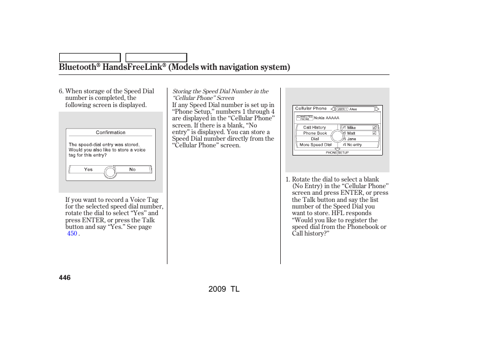 Acura 2009 TL - Owner's Manual User Manual | Page 449 / 648