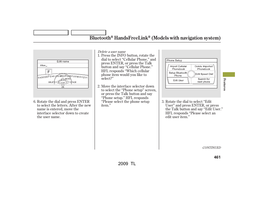 Acura 2009 TL - Owner's Manual User Manual | Page 464 / 648
