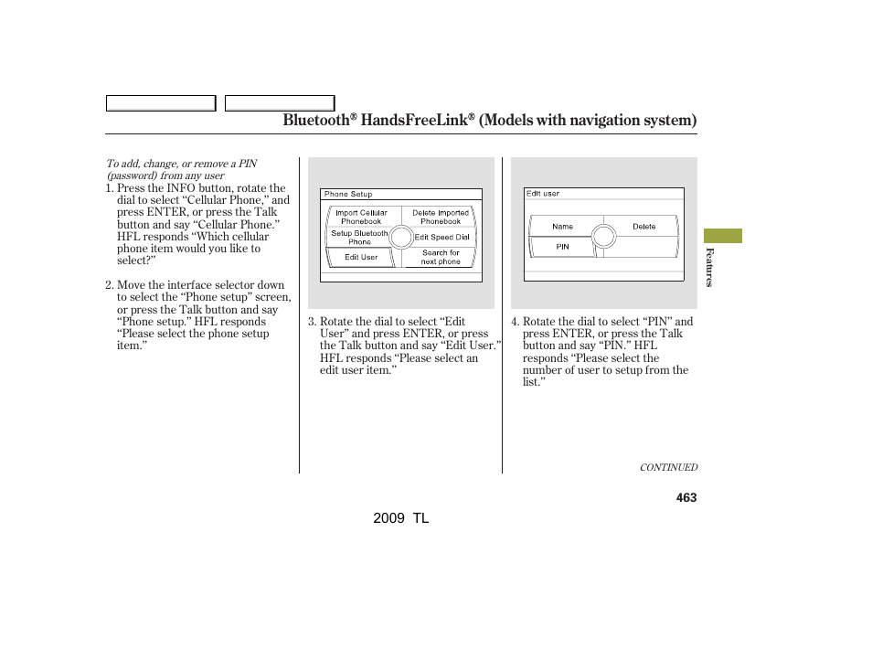 Acura 2009 TL - Owner's Manual User Manual | Page 466 / 648