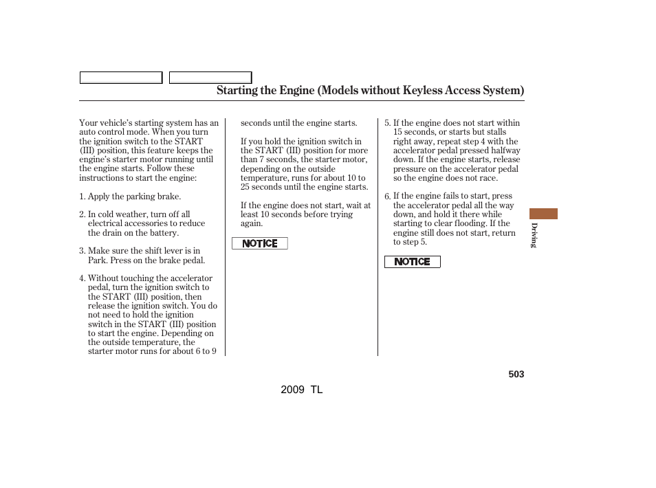 Acura 2009 TL - Owner's Manual User Manual | Page 506 / 648